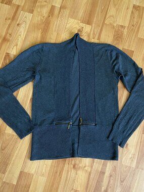 Premise Studio Dark Gray Cardigan Sweater jacket XS